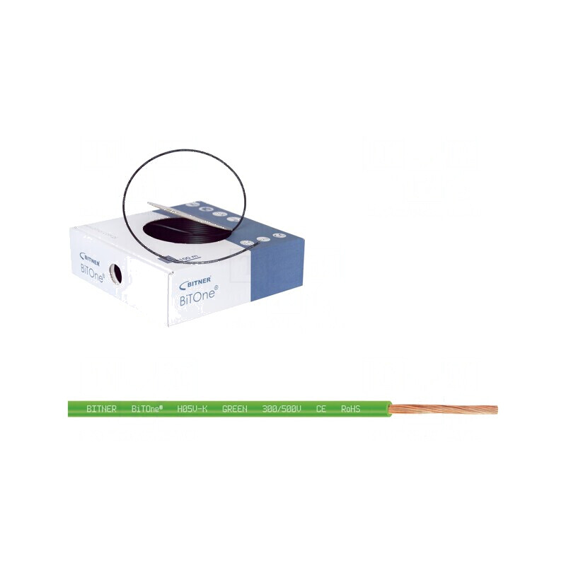 Cablu BiTOne H05V-K 1mm² PVC verde 300V 500V 100m | Electronic-mag.ro | Componente Electronice Cablu BiTOne H05V-K 1mm² PVC verde 300V 500V 100m | Electronic-mag.ro | Componente Electronice