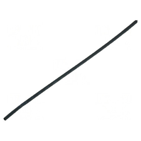 Manşon termocontractabil negru 2:1, 9,5mm, 1m, fără adeziv | Electronic-mag.ro | Componente Electronice