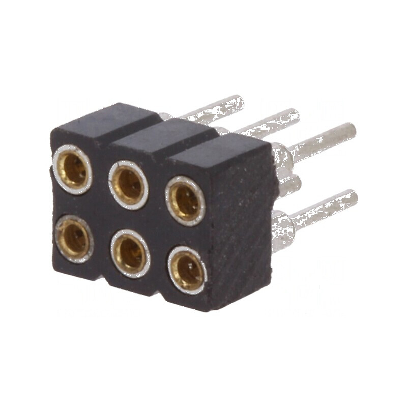 Conector şiruri pini soclu mamă PIN 6 drept 2mm THT 2x3 - Componente electronice | Electronic-mag.ro | Componente Electronice