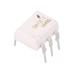 Optocuplor CNY17 THT, 1 OUT, tranzistori 4,17kV, DIP6 | Electronic-mag.ro | Componente Electronice