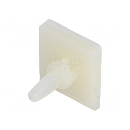 Distanţier PCB autoadeziv din poliamidă, lungime 6,4mm, tip clichet | Electronic-mag.ro | Componente Electronice