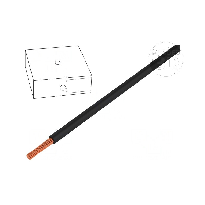 Cablu electric H05V-K 1mm² PVC negru 300V/500V Clasa 5 | Electronic-mag.ro | Componente Electronice Cablu electric H05V-K 1mm² PVC negru 300V/500V Clasa 5 | Electronic-mag.ro | Componente Electronice