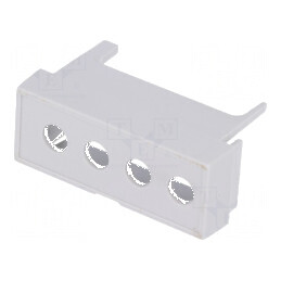 Capac borne gri pentru cabluri cu orificiu de 4, 7,65mm | Electronic-mag.ro | Componente Electronice