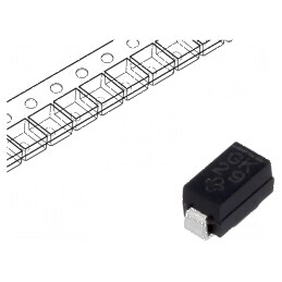 Diodă redresoare SMD 800V 1A DO214BA - Ufmax 1,2V, Ifsm 30A | Electronic-mag.ro | Componente Electronice