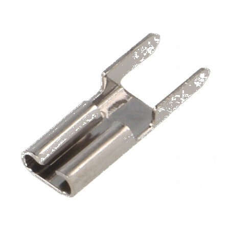 Terminal plat 2,8mm 0,5mm mamă THT alamă cositorit drept - Conector electric de calitate | Electronic-mag.ro | Componente Electronice