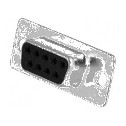 Cablaj D-Sub PIN 9 mufă mamă cu lipire, pini ştanţaţi | Electronic-mag.ro | Componente Electronice