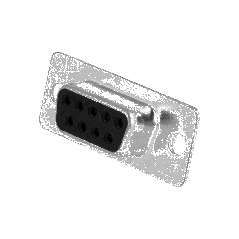 Cablaj D-Sub PIN 9 mufă mamă cu lipire, pini ştanţaţi | Electronic-mag.ro | Componente Electronice