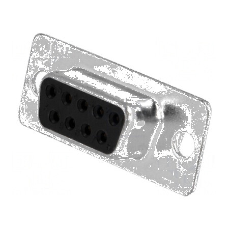 Cablaj D-Sub PIN 9 mufă mamă cu lipire, pini ştanţaţi | Electronic-mag.ro | Componente Electronice