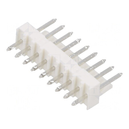 Conector cablu-placă KK 254 PIN 9 THT drept soclu tată albă  | Electronic-mag.ro | Componente Electronice