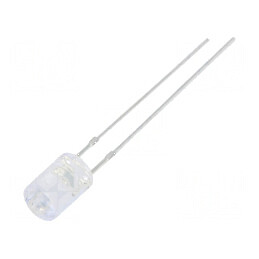 LED 5mm albastru 330-500mcd 100° plat 225mW pentru iluminat decorativ | Electronic-mag.ro | Componente Electronice