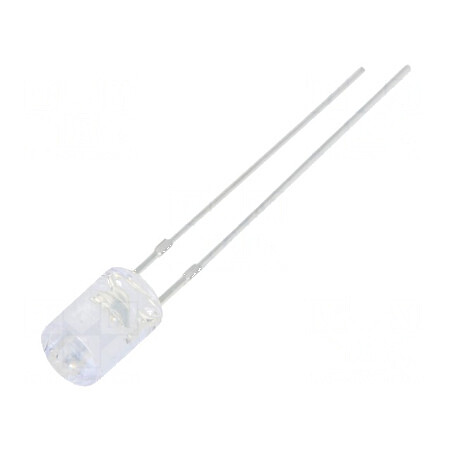 LED 5mm albastru 330-500mcd 100° plat 225mW pentru iluminat decorativ | Electronic-mag.ro | Componente Electronice