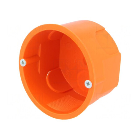 Carcasă doză electrică în perete Ø 60mm Z 40mm IP30 PK60 lux | Electronic-mag.ro | Componente Electronice