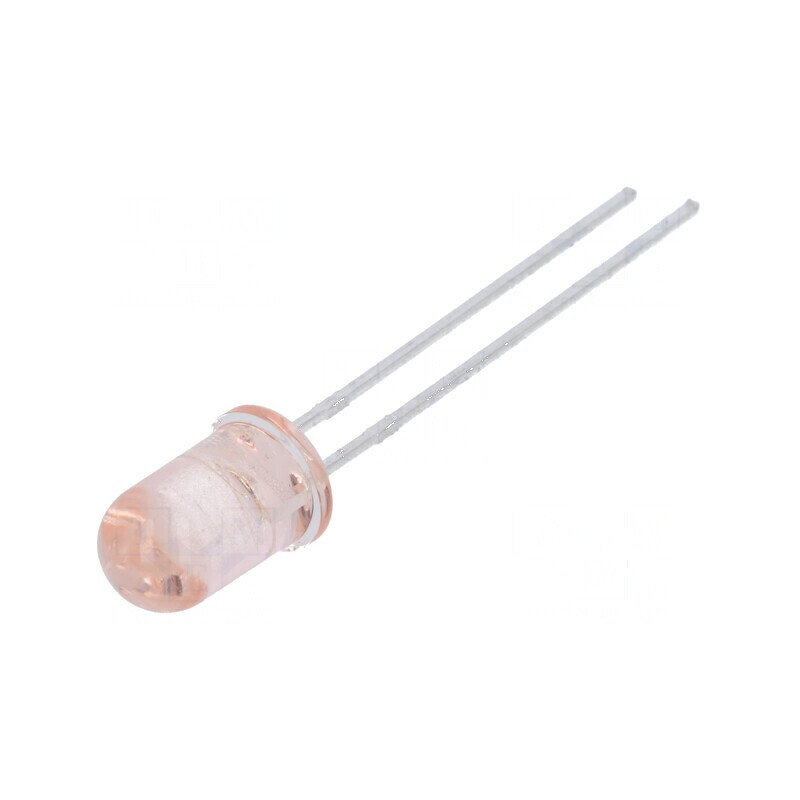 Emiţător IR 5mm portocalie 70mW 16° λp max: 890nm THT pentru aplicaţii de comunicație | Electronic-mag.ro | Componente Electronice