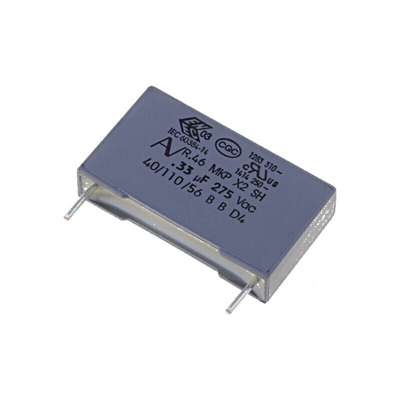 Condensator polipropilenă X2 R46 330nF 26,5x6x15mm THT pentru aplicații electrice | Electronic-mag.ro | Componente Electronice
