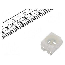 LED SMD 3528 PLCC4 Verde 2180-3300mcd 3,5x2,8x1,9mm 120° pentru Iluminat Decorativ | Electronic-mag.ro | Componente Electronice