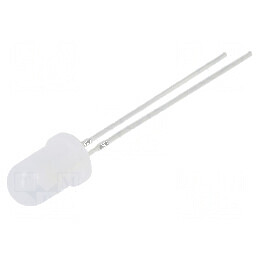 LED 5mm Alb Cald 4200mcd 30° Convex 12V - CRLED | Electronic-mag.ro | Componente Electronice
