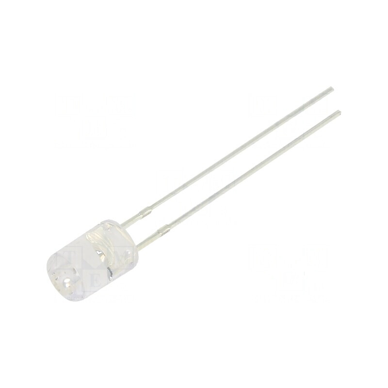 LED 5mm portocalie 1000mcd 100° cu parte frontală plată 320mW | Electronic-mag.ro | Componente Electronice