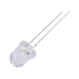 LED 8mm roșie 5800-7000mcd 30° convex 130mW - iluminare eficientă | Electronic-mag.ro | Componente Electronice