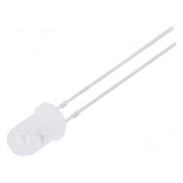 LED 5mm Alb Rece 5800mcd 30° Convex 12V - CRLED | Electronic-mag.ro | Componente Electronice