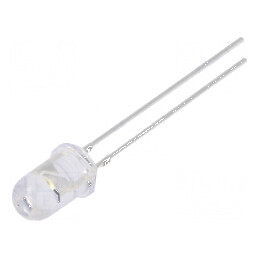 LED 5mm Alb Rece 7000mcd 60° Convex 5,5÷20V | Electronic-mag.ro | Componente Electronice