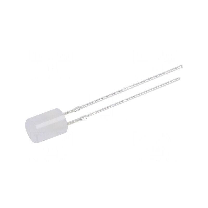 LED 5mm albă cu intensitate 750÷1120mcd și unghi de deschidere de 140° - Parte frontală plată, Nr. term: 2 | Electronic-mag.ro | Componente Electronice LED 5mm albă cu intensitate 750÷1120mcd și unghi de deschidere de 140° - Parte frontală plată, Nr. term: 2 | Electronic-mag.ro | Componente Electronice