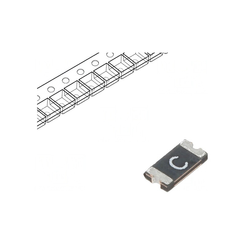 Siguranţă polimerică PTC 200mA SMD 1206L - Protecţie avansată pentru circuite electrice | Electronic-mag.ro | Componente Electronice