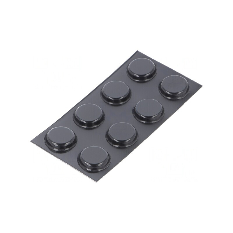 Picioruş autoadeziv poliuretan negru H: 4,1mm Ø19,1mm | Electronic-mag.ro | Componente Electronice Picioruş autoadeziv poliuretan negru H: 4,1mm Ø19,1mm | Electronic-mag.ro | Componente Electronice