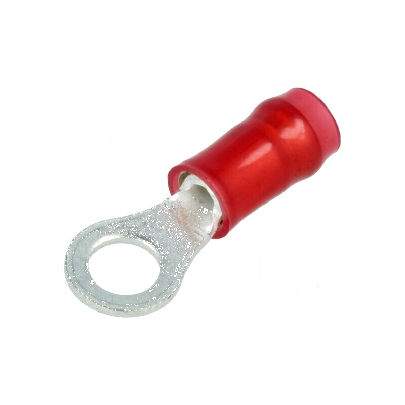 Vârf inelar M4, 4,34mm, crimpat pentru cablu izolat, 0,3-1,42mm² | Electronic-mag.ro | Componente Electronice