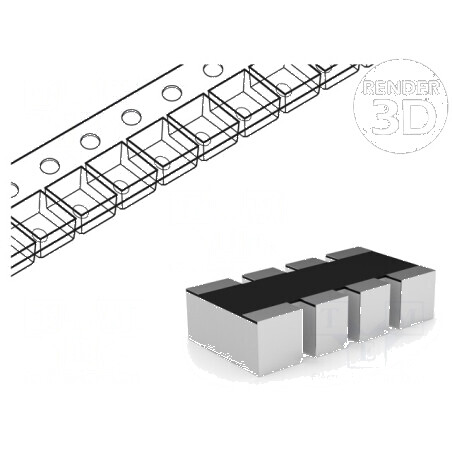 Diodă TVS cvadruplă 2510-10 pentru protecție ESD, independentă, 4 canale | Electronic-mag.ro | Componente Electronice