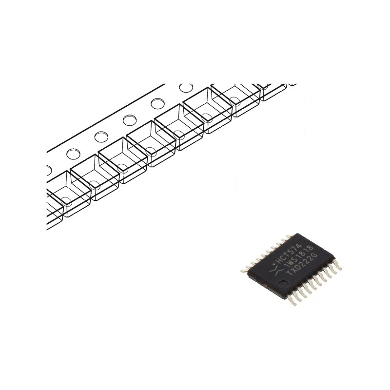 Flip-flop digital D CMOS/TTL 8 canale SMD TSSOP20 - IC pentru circuite electronice | Electronic-mag.ro | Componente Electronice Flip-flop digital D CMOS/TTL 8 canale SMD TSSOP20 - IC pentru circuite electronice | Electronic-mag.ro | Componente Electronice