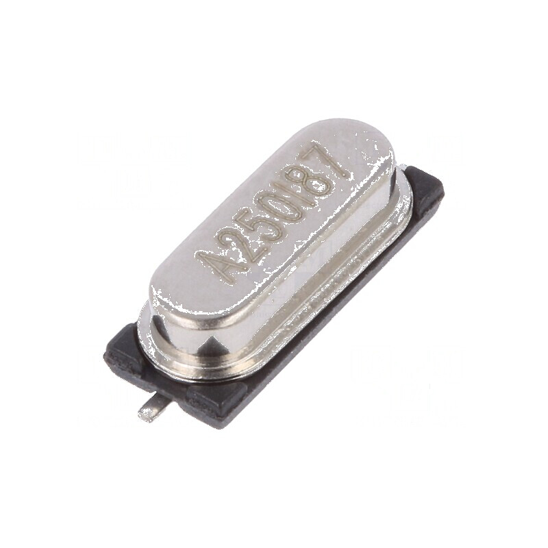 Rezonator de cuarț SMD 25MHz 18pF dimensiuni 4,7x11,4x3,3mm | Electronic-mag.ro | Componente Electronice Rezonator de cuarț SMD 25MHz 18pF dimensiuni 4,7x11,4x3,3mm | Electronic-mag.ro | Componente Electronice