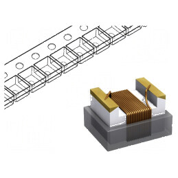 Inductor SMD 1210 3900nH 240mA 4Ω Q: 20, frecvență 7,9MHz ±10% | Electronic-mag.ro | Componente Electronice