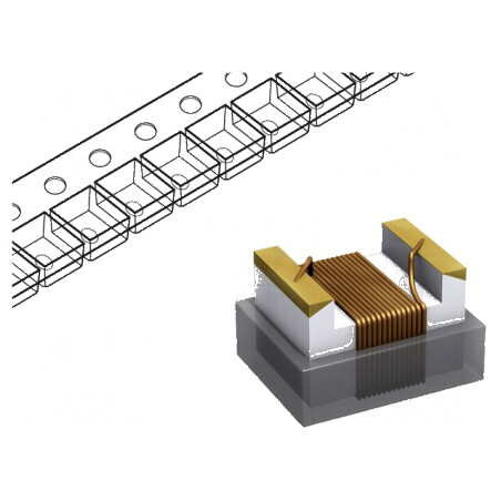 Inductor SMD 1210 3900nH 240mA 4Ω Q: 20, frecvență 7,9MHz ±10% | Electronic-mag.ro | Componente Electronice