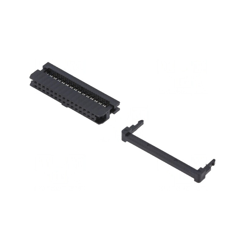 Conector IDC mufă mamă 30 PIN pentru cablu-bandă 1mm | Electronic-mag.ro | Componente Electronice Conector IDC mufă mamă 30 PIN pentru cablu-bandă 1mm | Electronic-mag.ro | Componente Electronice