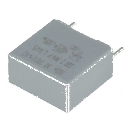Condensator polipropilenă 100nF THT 10mm 630VDC 310VAC - Componentă electronică de calitate | Electronic-mag.ro | Componente Electronice