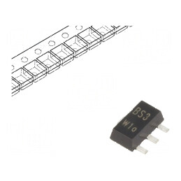 Tranzistor PNP bipolar 80V 1A 1,3W SC62 SOT89 - Componentă electronică de înaltă performanță | Electronic-mag.ro | Componente Electronice