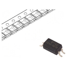 Optocuplor SMD cu 1 Ieșire, Tranzistori, Izolație 3,75kV, Tensiune C.E.: 80V, SO4 | Electronic-mag.ro | Componente Electronice