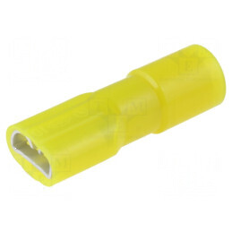 Terminal plat 6,3mm mamă 0,8mm pentru cablu 5,5mm² crimpat | Electronic-mag.ro | Componente Electronice