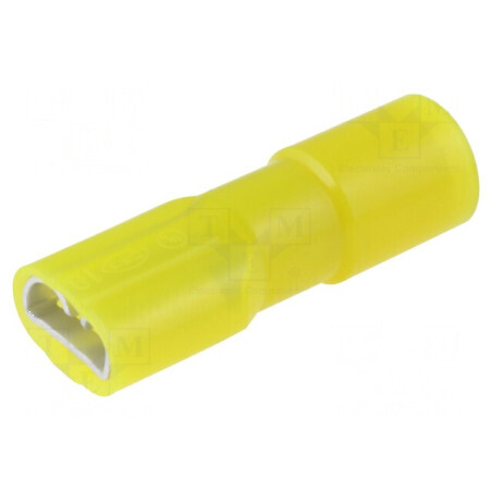Terminal plat 6,3mm mamă 0,8mm pentru cablu 5,5mm² crimpat | Electronic-mag.ro | Componente Electronice