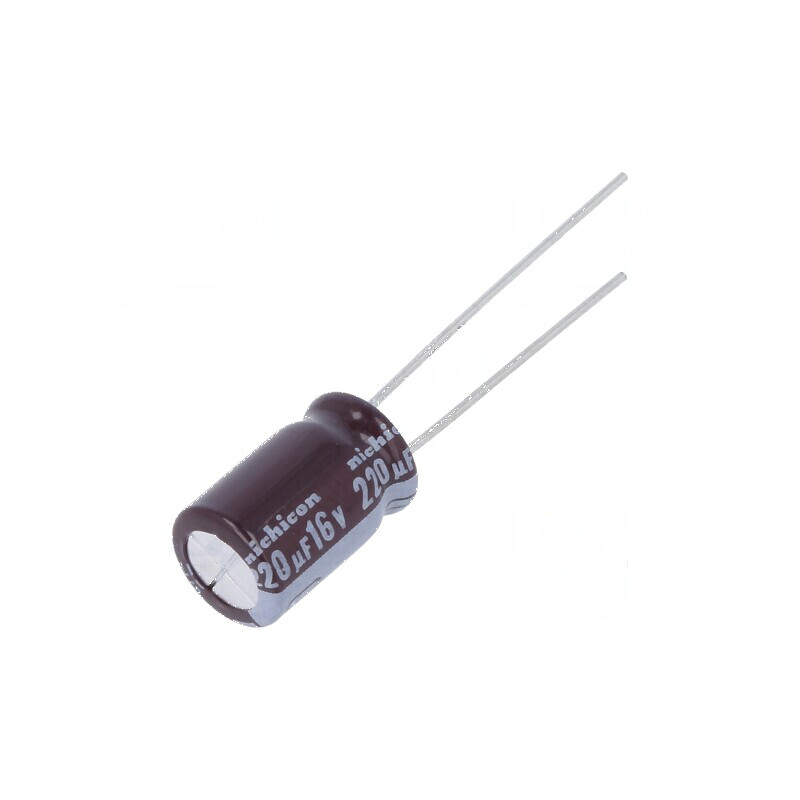 Condensator electrolitic low ESR THT 220uF 16VDC Ø8x11,5mm pentru aplicații electronice | Electronic-mag.ro | Componente Electronice Condensator electrolitic low ESR THT 220uF 16VDC Ø8x11,5mm pentru aplicații electronice | Electronic-mag.ro | Componente Electronice