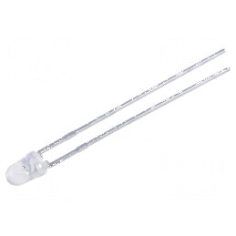 LED 3mm roșie 3100-4500mcd 34° convex pentru iluminat decorativ | Electronic-mag.ro | Componente Electronice