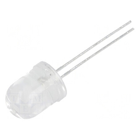 LED Alb Cald 10mm Convex 30° 8500÷14000mcd | Electronic-mag.ro | Componente Electronice