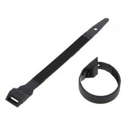 Colier de strângere cu cap, profil redus, dimensiuni 123mm x 9mm | Electronic-mag.ro | Componente Electronice