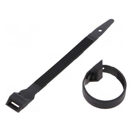Colier de strângere cu cap, profil redus, dimensiuni 123mm x 9mm | Electronic-mag.ro | Componente Electronice