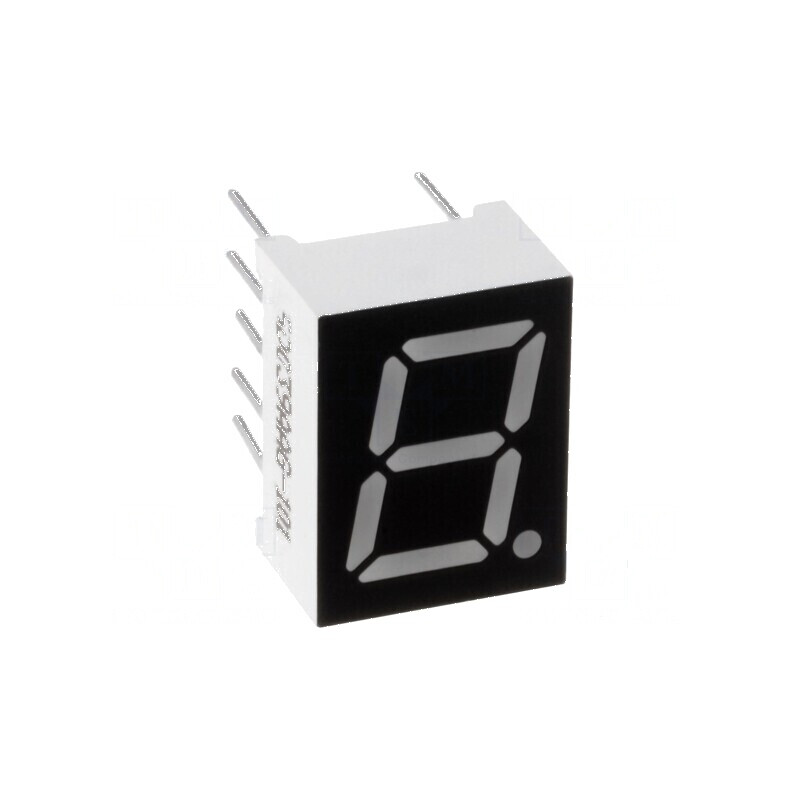 Afișaj LED cu 7 segmente 9,9mm verde 4,6mcd - Nr. car: 1 | Electronic-mag.ro | Componente Electronice Afișaj LED cu 7 segmente 9,9mm verde 4,6mcd - Nr. car: 1 | Electronic-mag.ro | Componente Electronice