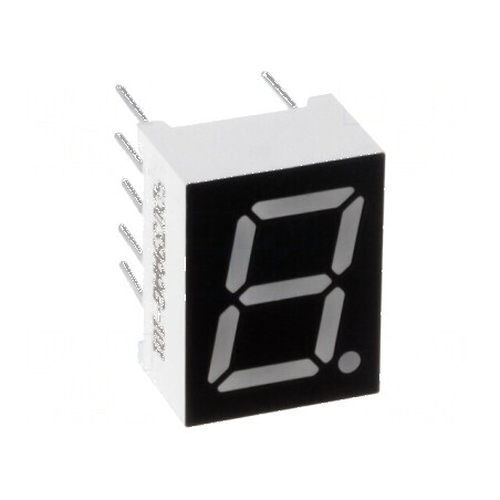 Afișaj LED cu 7 segmente 9,9mm verde 4,6mcd - Nr. car: 1 | Electronic-mag.ro | Componente Electronice