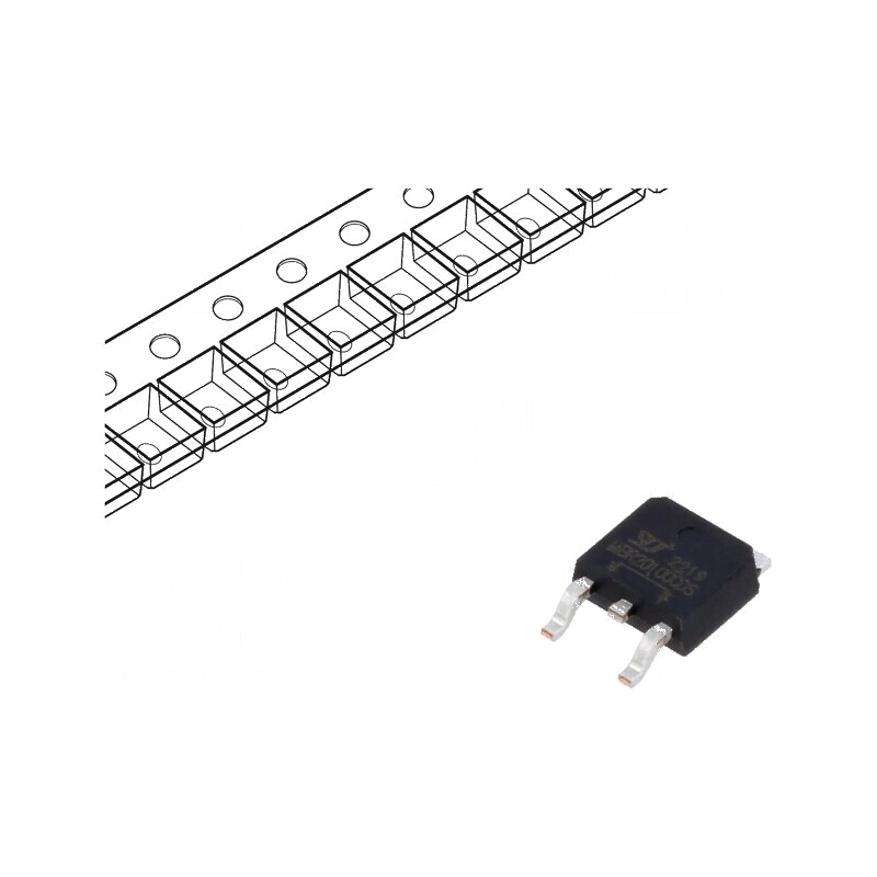 Diodă Schottky SMD 100V 10Ax2 TO252 pentru redresare - rolă, bandă | Electronic-mag.ro | Componente Electronice Diodă Schottky SMD 100V 10Ax2 TO252 pentru redresare - rolă, bandă | Electronic-mag.ro | Componente Electronice