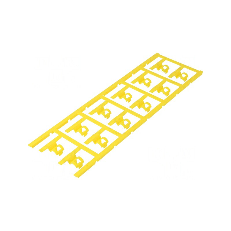 Markere galbene din poliamidă 66, 3,5÷7mm, rezistente la temperaturi între -40° și 100°C, tip clichet SFC | Electronic-mag.ro | Componente Electronice Markere galbene din poliamidă 66, 3,5÷7mm, rezistente la temperaturi între -40° și 100°C, tip clichet SFC | Electronic-mag.ro | Componente Electronice