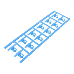 Markere poliamidă 66 albastră 3,5÷7mm, rezistente la temperaturi între -40° și 100°C, clichet SFC | Electronic-mag.ro | Componente Electronice