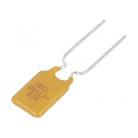Siguranţă polimerică PTC 1,6A Ø0,51x7,6mm pentru protecţie electrică | Electronic-mag.ro | Componente Electronice